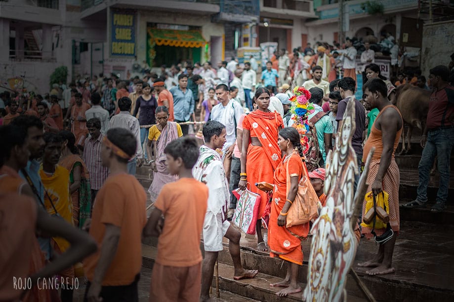 varanasi-mujer Orillas del Ganges