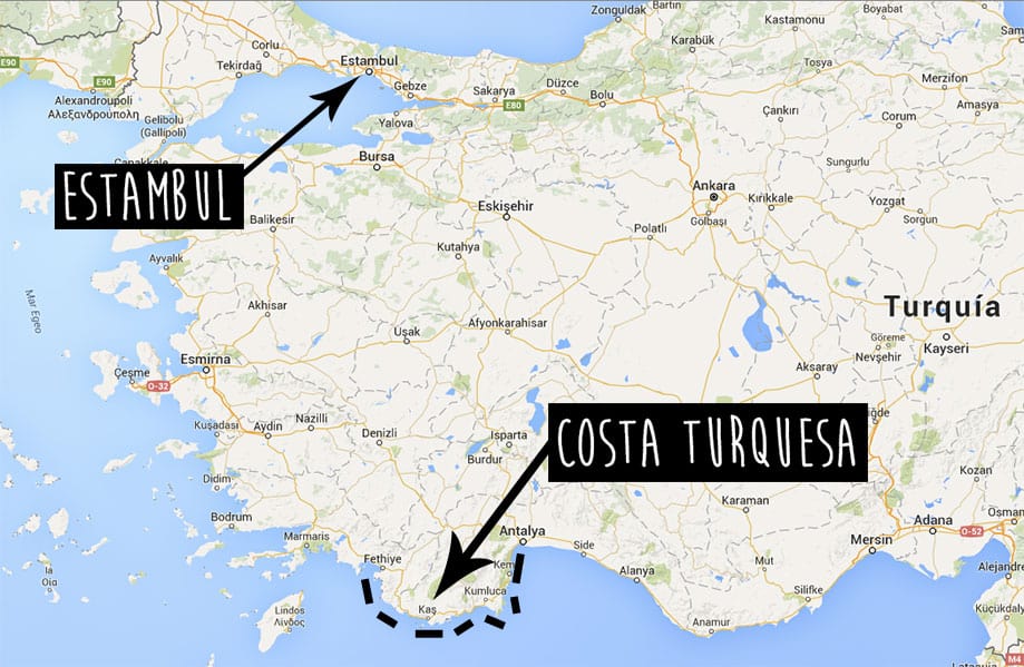 costa_turquesa_turquia Mapa Costa Turquesa