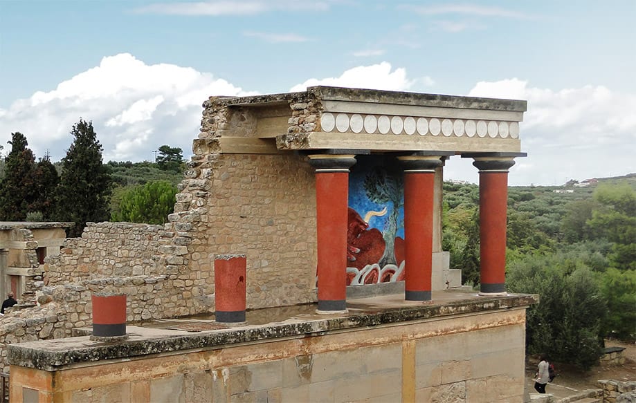 knossos-creta Palacio de Cnosos en Creta